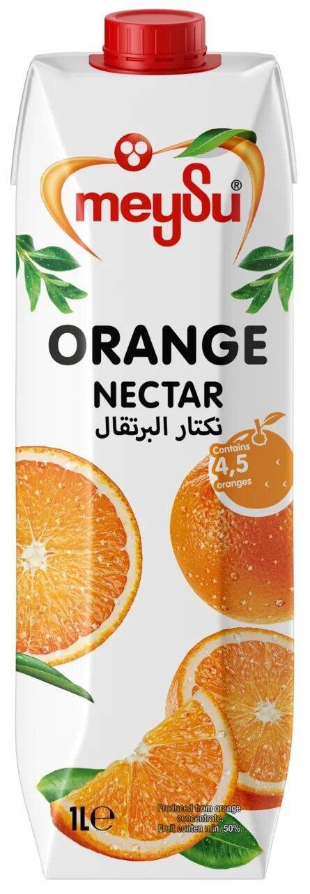 Нектар Meysu Апельсин тетра пак 1л